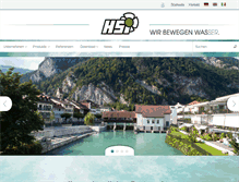 Tablet Screenshot of hsihydro.de